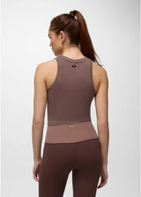 Prana Lotus High Neck Tank - Carob