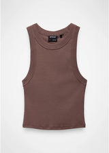 Prana Lotus High Neck Tank - Carob