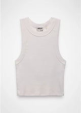 Prana Lotus High Neck Tank - Soft White