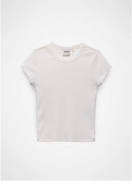 Prana Lotus Short Sleeve Tee - Soft White