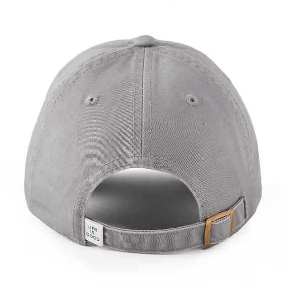 Life Is Good Love More Heart Wings Tattered Chill Cap - Slate Gray