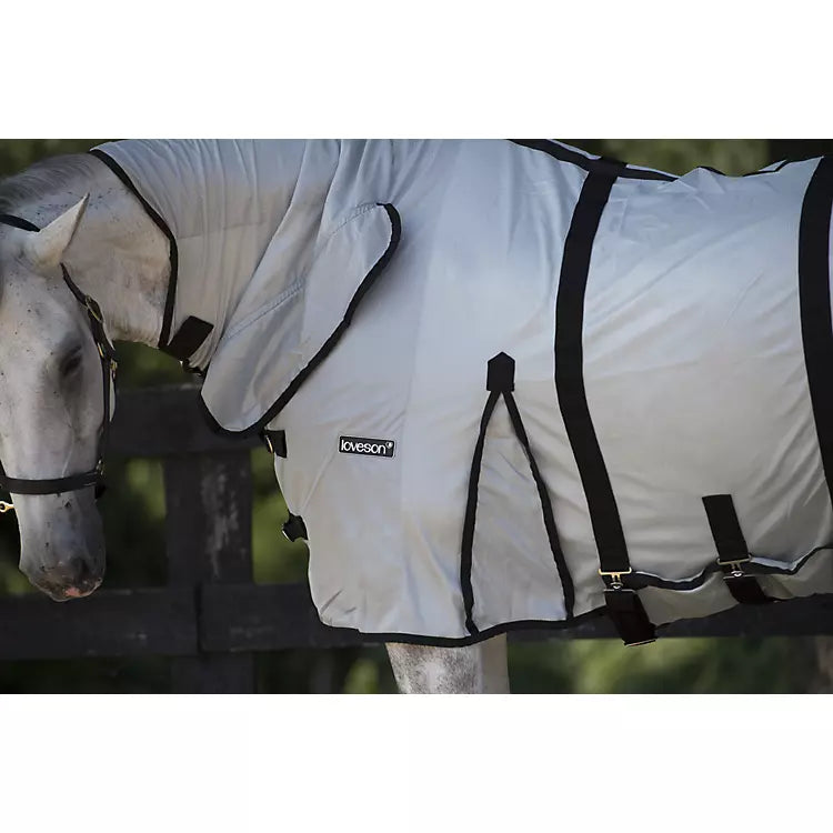 Horseware Ireland Loveson Fly Rug - Silver/Black