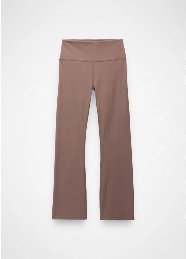 Prana Luxara Rib Flare Crop - Carob
