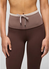 Prana Luxara Salutations Legging - Mocha Colorblock