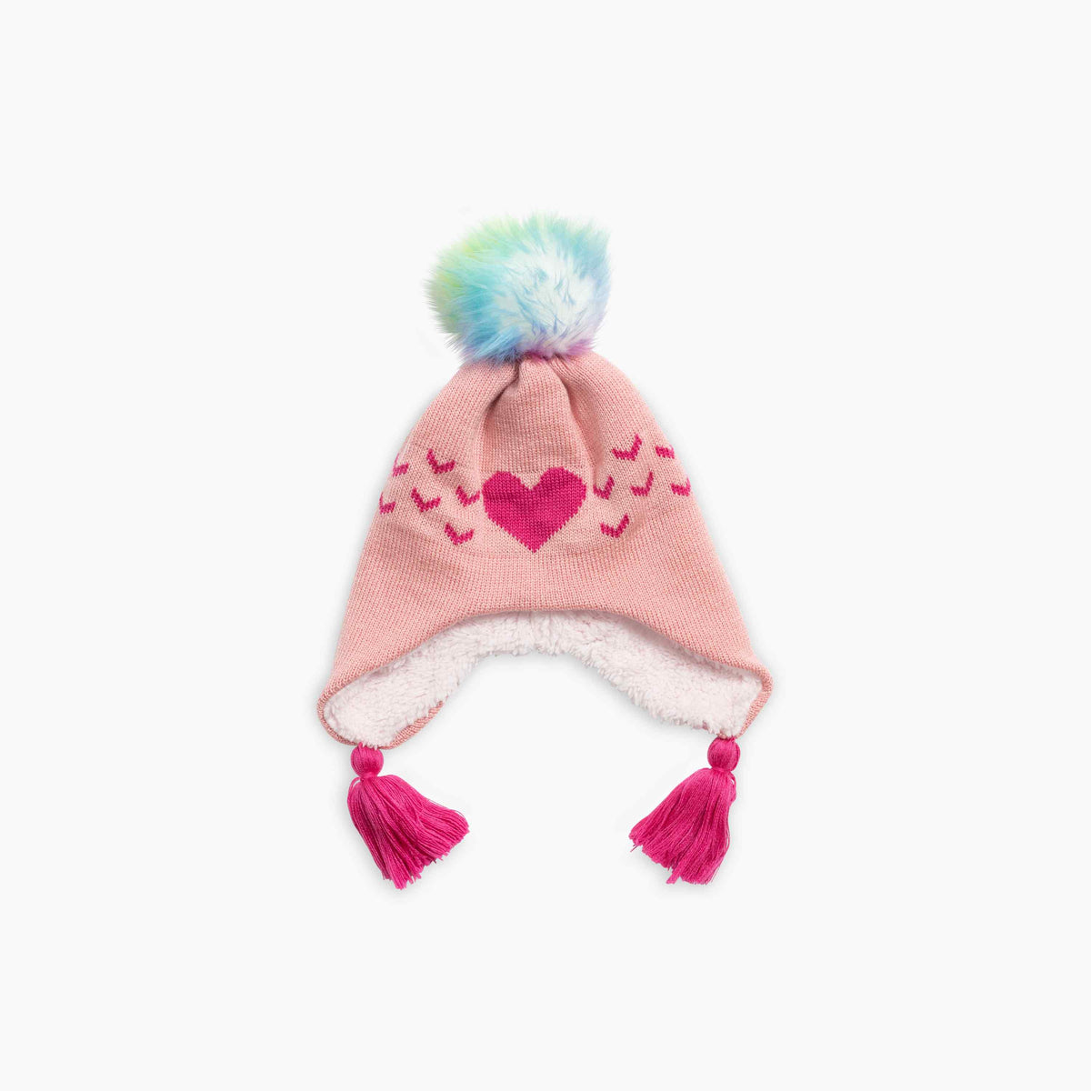 Turtle Fur Toddler Sophie Earflap - Pink Pink