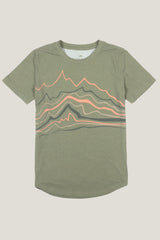 Womens Graphic Traverse Tek Tee