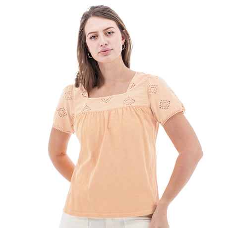 Aventura Women's Seychelle Short-Sleeve Top - Papaya Punch Papaya Punch