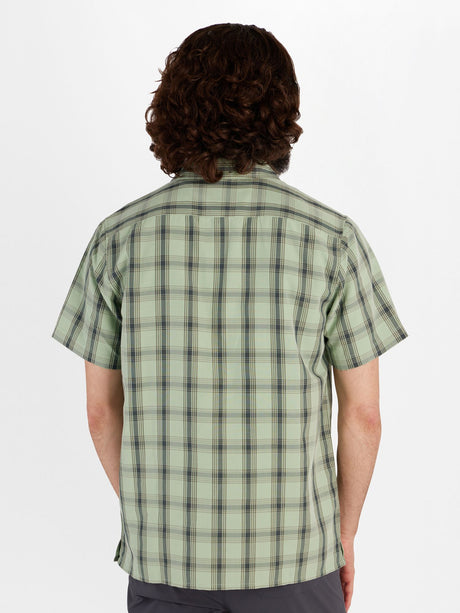 Marmot Men's Eldridge Novelty Classic Short Sleeve - Frosty Green Oliver Plaid