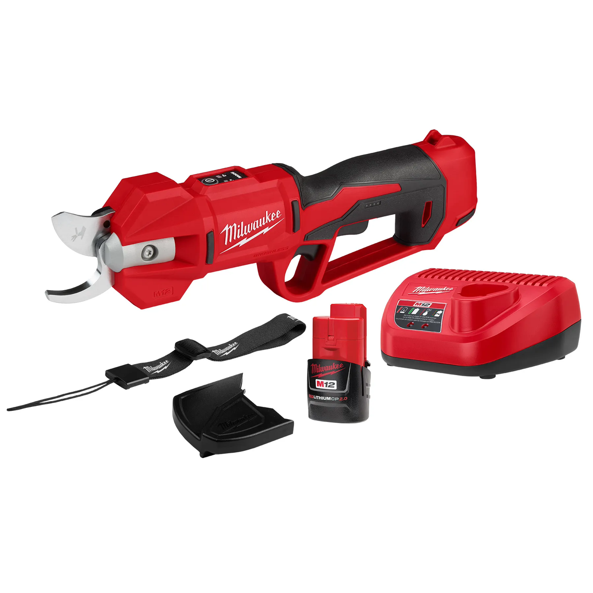 Milwaukee M12 Brushless Pruning Shears Kit