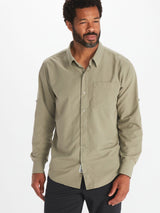 Marmot Men's Aerobora Long-Sleeve Shirt - Vetiver Vetiver