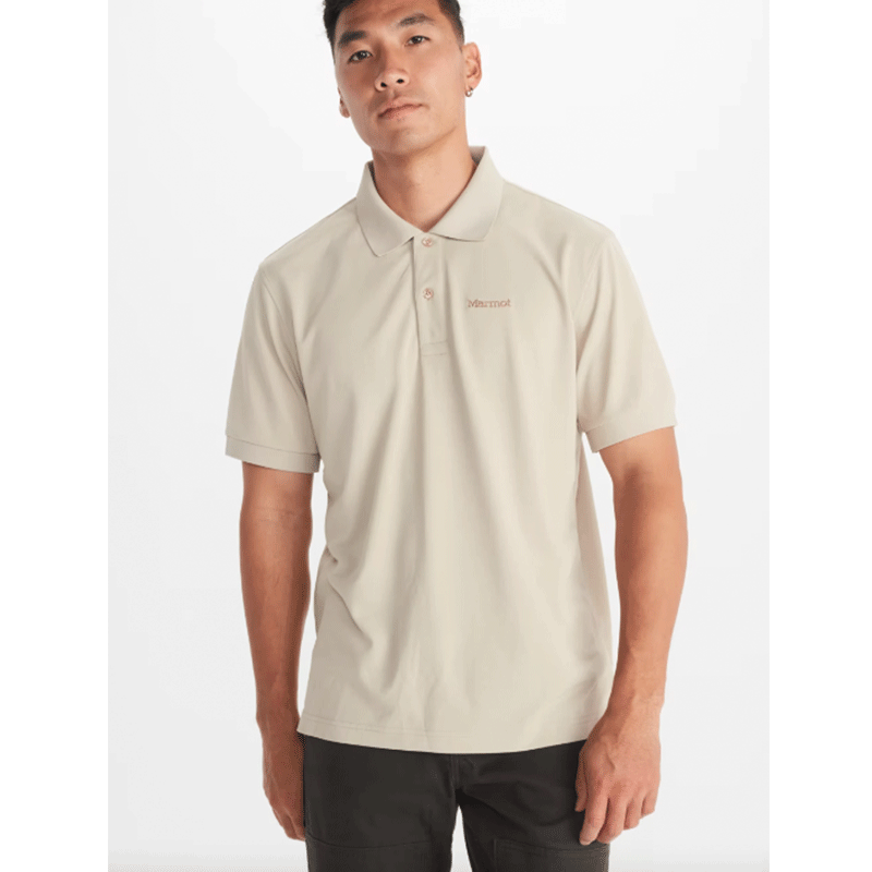 Marmot Men's Windridge Pique Polo Sandbar