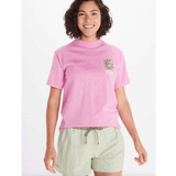 Women's Marmot x DJ Javier "Outdoors Is All Yours" Women's Heavyweight Short-Sleeve T-Shirt Wild Orchid