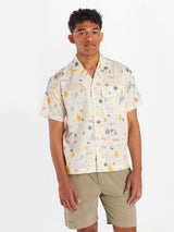 Marmot Men's Muir Camp Collar Novelty Short Sleeve Shirt - Papyrus Trail Mix Papyrus Trail Mix