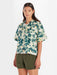 Marmot Women's Muir Camp Collar Novelty Short Sleeve Shirt - Frosty Green Pollinate Frosty Green Pollinate
