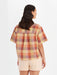 Marmot Women's Muir Camp Collar Novelty Short Sleeve Shirt - Sunburn Charlie Plaid