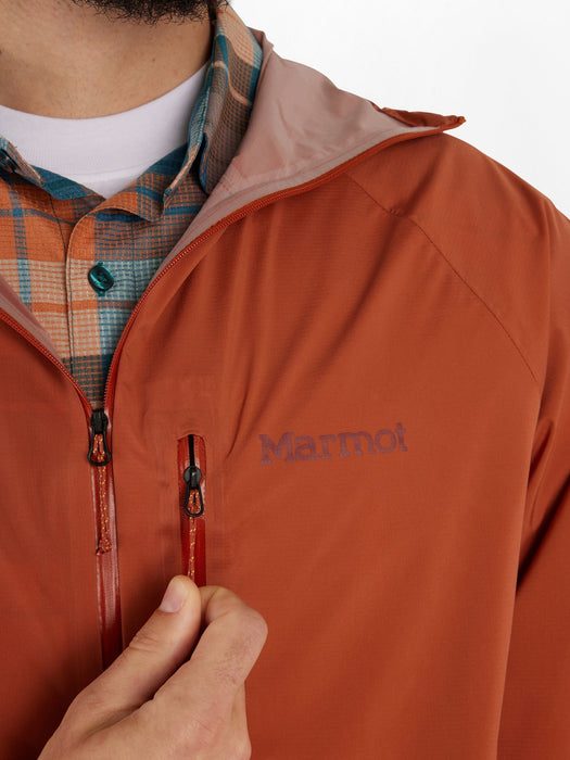 Marmot Men's Superalloy Bio Rain Jacket - Auburn