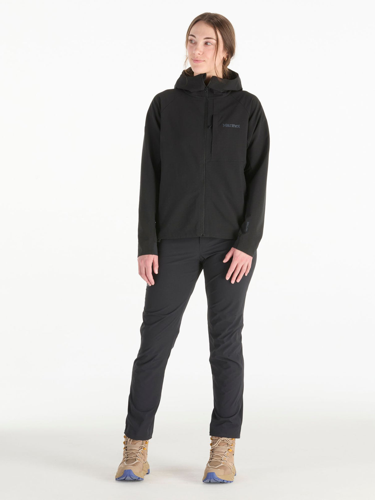 Marmot Women's Pinnacle DriClime Hoody - Black Black