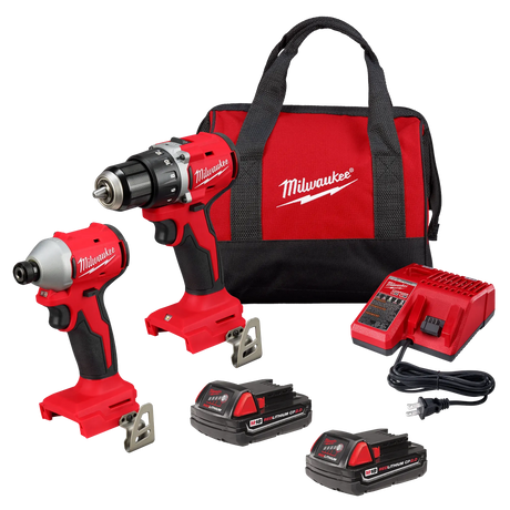 Milwaukee Tool M18 Compact Brushless 2-Tool Combo Kit