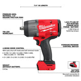 Milwaukee Tool M18 FUEL 1/2-inch High Torque Impact Wrench w/ Friction Ring (Tool Only)