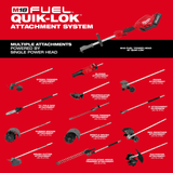 Milwaukee M18 FUEL QUIK-LOK Cultivator Attachment