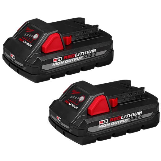 Milwaukee Tool M18 REDLITHIUM High Output CP 3.0 Battery 2-Pack