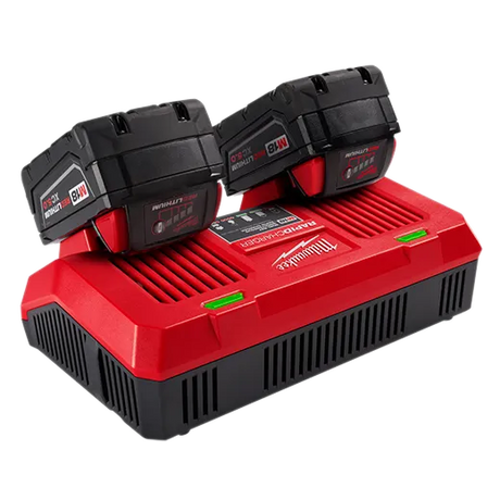 Milwaukee M18 Dual Bay Simultaneous Rapid Charger