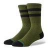 Stance Joven Crew Sock - Dark Green Dark Green