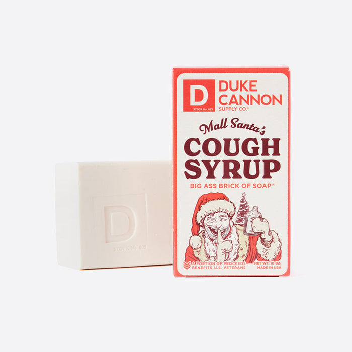 Duke Cannon Supply Co. Big Ass Brick of Soap - Mall Santa's Cough Syrup Soap
