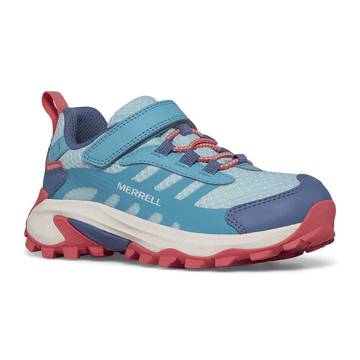 Merrell Kid's Moab Speed 2 Low A/C Waterproof Shoe - Turquoise/Coral Turquoise/Coral