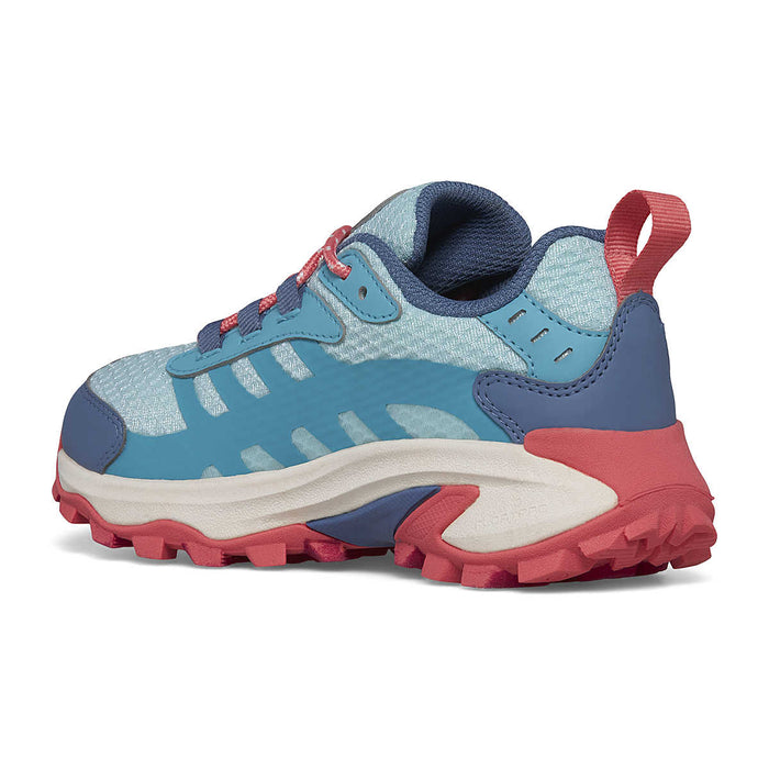 Merrell Big Kid's Moab Speed 2 Low Waterproof Shoe - Turquoise/Coral Turquoise/Coral