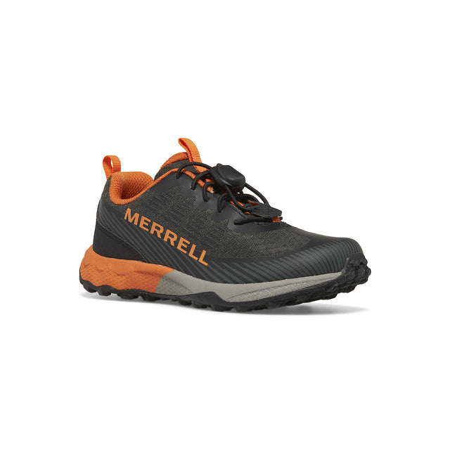 Merrell Kid's Agility Peak Shoe - Olive/Black/Orange Olive/Black/Orange