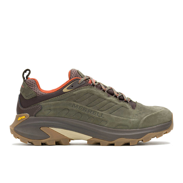 Merrell Men's Moab Speed 2 Leather Waterproof Shoe - Olive Olive