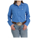 Cinch Women's Long Sleeve ArenaFlex Button Shirt Blue