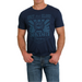 Cinch Men's Grit & Glory Short Sleeve Logo T-Shirt Navy