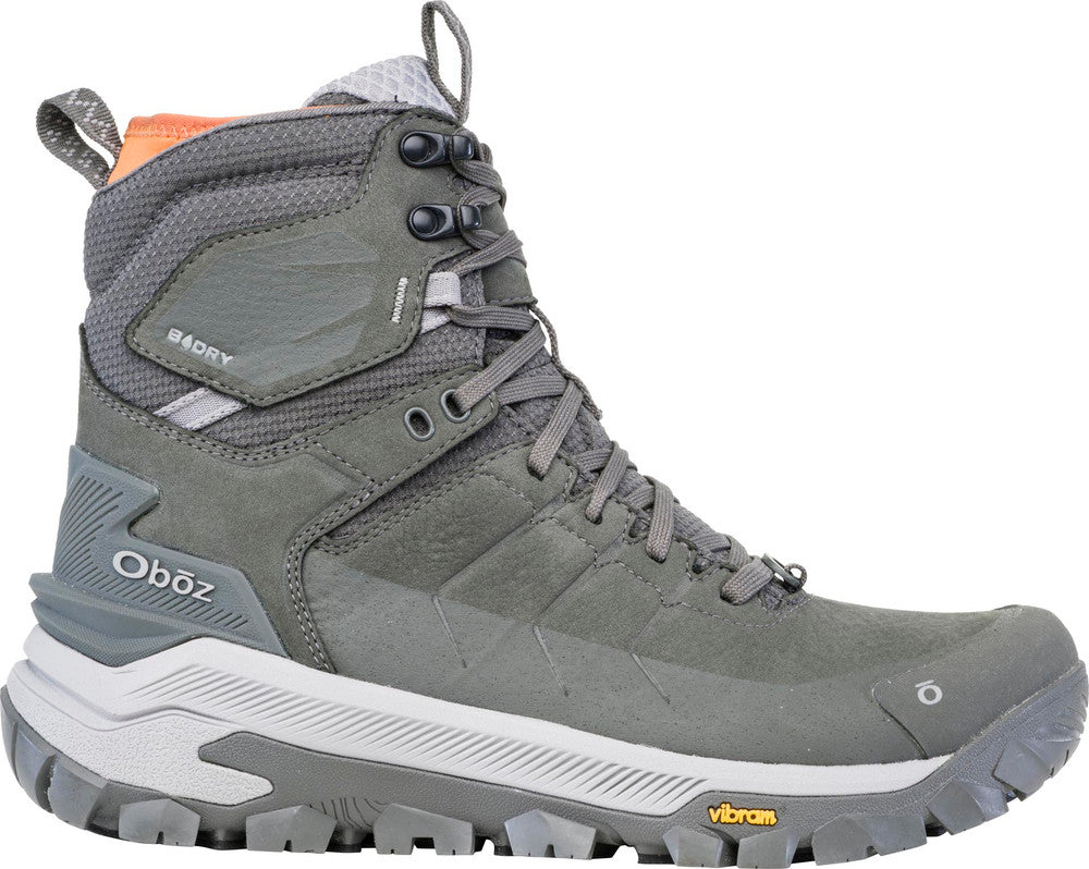 Oboz Men's Bangtail Mid Insulated Waterproof Boot - Charcoal Charcoal
