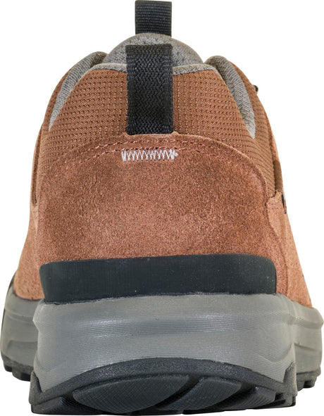 Oboz Men's Beall Low Suede Shoe - Grizzly Grizzly