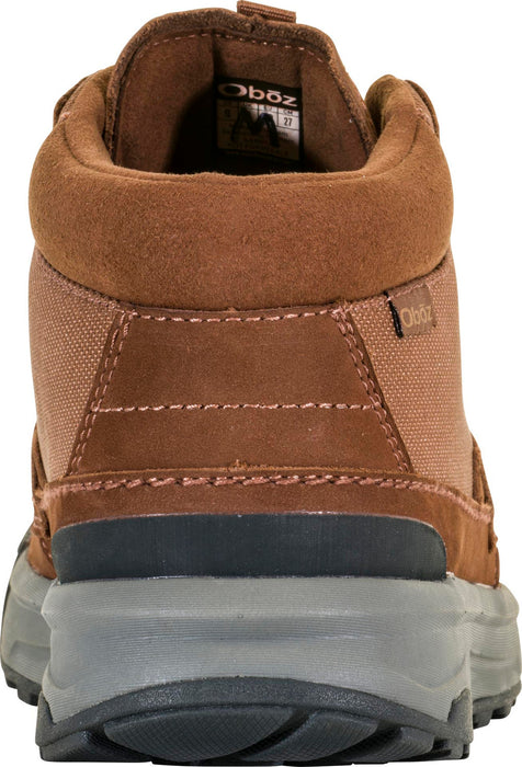 Oboz Men's Burke Chukka Shoe - Grizzly Grizzly