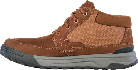 Oboz Men's Burke Chukka Shoe - Grizzly Grizzly