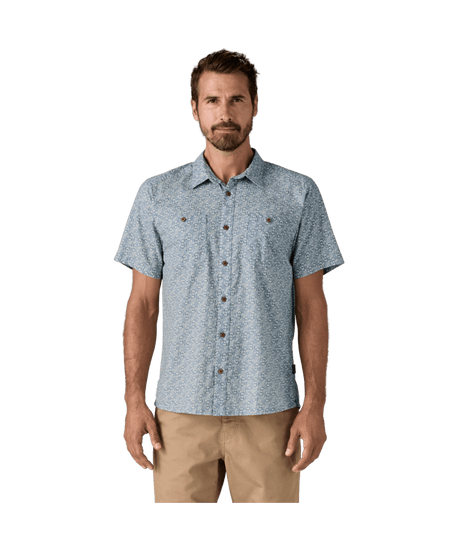 Patagonia M's Back Step Shirt - Mountain Breeze / Still Blue