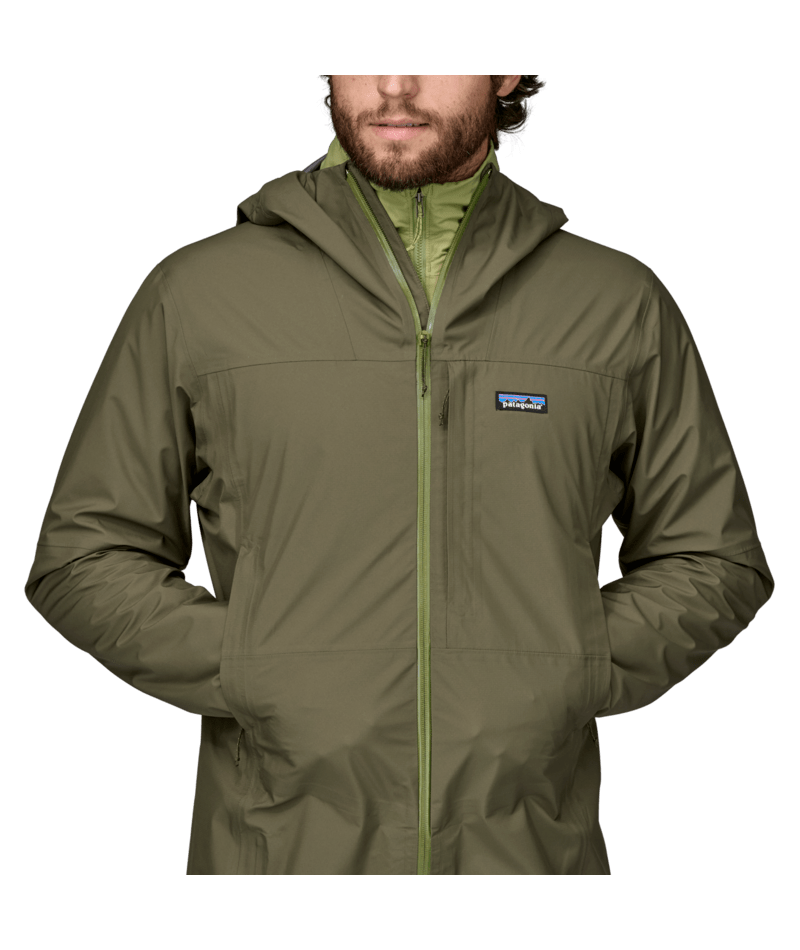 Patagonia M's Boulder Fork Rain Jacket - Basin Green