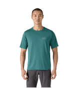 Patagonia M's Capilene Cool Daily Graphic Shirt - Strataspire / Wetland Blue X-Dye