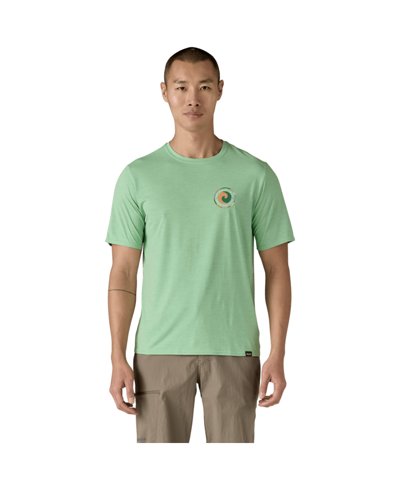 Patagonia M's Capilene Cool Daily Graphic Shirt - Unity Fitz / Rinsed Green X-Dye