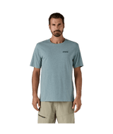 Patagonia M's Casting Logo Responsibili-Tee - Thermal Blue