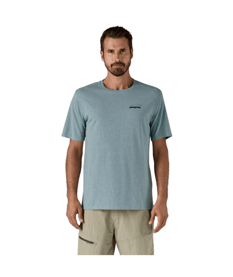 Patagonia M's Casting Logo Responsibili-Tee - Thermal Blue