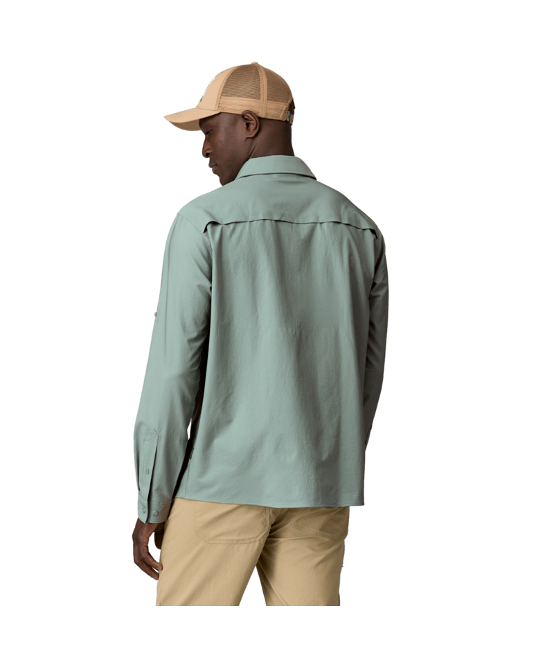 Patagonia M's Long Sleeve Self Guided Sun Shirt - Thermal Blue