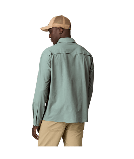 Patagonia M's Long Sleeve Self Guided Sun Shirt - Thermal Blue