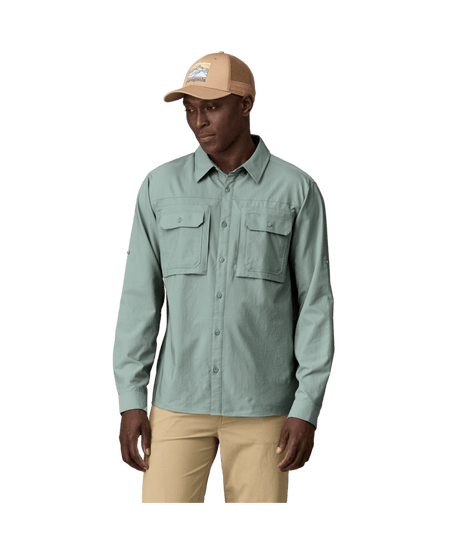 Patagonia M's Long Sleeve Self Guided Sun Shirt - Thermal Blue