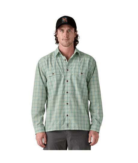 Patagonia M's Long Sleeve Island Hopper Shirt - Dipper / Rinsed Green