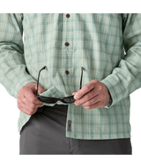 Patagonia M's Long Sleeve Island Hopper Shirt - Dipper / Rinsed Green