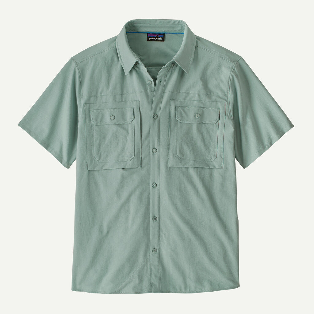 Patagonia M's Short Sleeve Self-Guided Sun Shirt - Thermal Blue